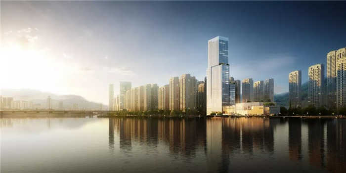 永嘉三江立体城希尔顿酒店建筑外观设计